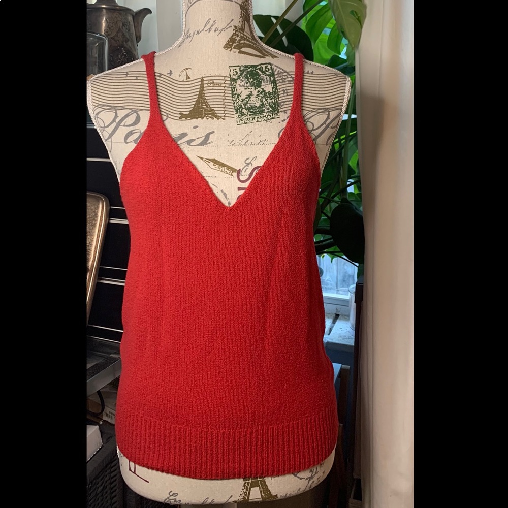 Mango Playa Top Red Size Medium